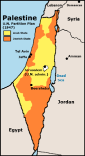 Source:http://en.wikipedia.org/wiki/History_of_Israel#mediaviewer/File:UN_Partition_Plan_For_Palestine_1947.png
